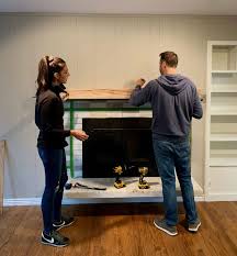 One Day 300 Fireplace Makeover Fireplace Makeover Makeover Fireplace