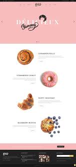 Landing Inspiration Bakery Website Restaurant Layout Design Your Own Website