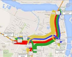 27° 48' 2.1 north, 97° 23' 47 » time zone, » political map, » natural map, » corpus christi on night map & » google map. Map Estimated Harbor Bridge O D Flows For Major Corpus Christi Download Scientific Diagram