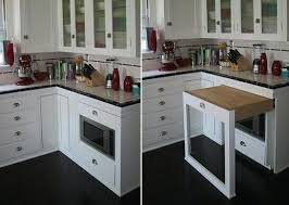 Not Only Is This Useful As Extra Countertop Space But It Could Also Be Used As A Breakfast Bar Kitchen Remodel Design Kitchen Remodel Small Kitchen Interior