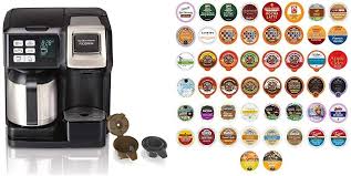 Following are some of my personal favorites among the hamilton beach systems, and definitely, i would like you guys to take a look on these for your next. And Hot Chocolate Single Serve Cups For Keurig K Cup Brewers Tea Cider Cappuccino Hamilton Beach Flexbrew Single Serve Coffee Maker Compatible With K Cup Pods And Grounds Black Coffee Kitchen Dining