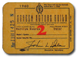 We did not find results for: Marilyn Monroe Screen Actors Guild Sag Membership Card 1960 The Marilyn Monroe Collection