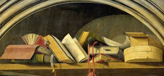 Saint Anthony Abbot Tempted By A Heap Of Gold Still Life With Books In A Niche By Barthelemy D Eyck Still Life Painting Art Reproductions