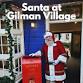 Santa at Gilman Village event in Issaquah, WA