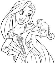 Bij prinsessen hoort nog veel meer. Rapunzel Kleurplaat Drawing Prinses Rapunzel Kleurplaat Frozen Kleurplaten Kleurplaten Disney Kleurplaten