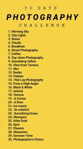 Photography Challenge For All The Budding Photographers Out There A Very Simp Thephotographyinstitute Photography Photography Challenge Aperture Photography Photography Competitions