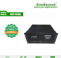 9.6kwh 150ah 48V Solar LiFePO4 Battery Pack Lithium Ion Battery for Solar  System UPS Telecom