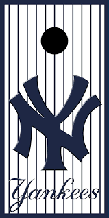 How have they done over the first month in pinstripes? Yankees Pinstripe Cornhole Board Set By Iconsinwood On Etsy Conjuntos Y Consejos