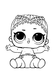 Lol mermaid coloring pages printable. Lol Baby Little Mermaid Coloring Page Free Printable Coloring Pages For Kids