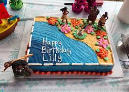 2nd Birthday Baby Shark Rectangle Cake Moana Birthday Sheet Cake Moana Birthday Party Cake Moana Birthday Cake Birthday Sheet Cakes