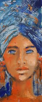 Acrylic and oil pastel