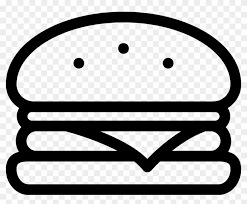 Sie waren bereits in black and white burger?teilen sie ihre erfahrung! Burgerler Black And White Burger Clipart Hd Png Download 1100x858 2171035 Pngfind