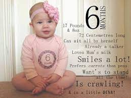 Happy six months anniversary love! Letters To Amelia 6 Months 6 Month Baby Picture Ideas Baby Month By Month Baby Pictures