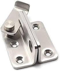 Sdtc Tech Safety Door Latch With Padlock Hole Stainless Steel Flip Gate Latch Lock For Sliding Door Cabinet Fu In 2020 Door Latch Steel Gate Design Metal Bending Tools