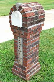 Brick & stone mailbox designs. Pin On Jardin Lopez