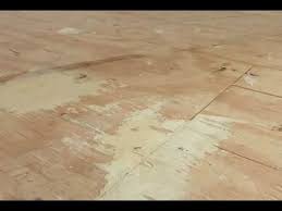 Originally it was 3/4 ply sub floor, 1/8 ply, mastic or glue and then vinyl. How To Prep A Wood Subfloor Youtube
