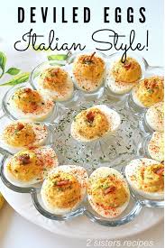 Deviled Eggs Italian Style Are Keto Friendly Gluten Free And Ridiciously Delicious Recipes Best Italian Recipes Breakfast Brunch Recipes