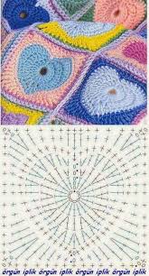 Pin By Marie Bartels On Crochet Granny Square Crochet Pattern Crochet Square Patterns Crochet Heart Pattern