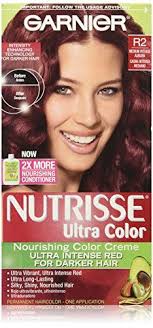 Ultra light blondes take dark brunettes to blonde without bleach, ultra intense reds and ultra intense burgundies offer vibrant red tones for darker hair, ultra. Garnier Nutrisse Ultra Color Nourishing Color Creme R2 Medium Intense Auburn Review More Details Hair Color At Home Hair Color Nourishing Hair