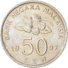 Wau bulan fungsi wang dalam urusniaga diatas adalah a sebagai alat ukuran nilai b sebagai alat simpanan nilai c sebagai alat bayaran tertunda. Duitsyiling 50 Sen Malaysia 1989 2011 Circulation 2nd Series Wcc Km53