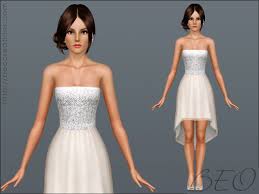 Cocktail Dress By Beo Sims 3 Downloads Cc Caboodle Sims Sims 3 Sims 4 Dresses