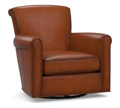 Irving Roll Arm Leather Swivel Armchair In 2020 Swivel Armchair Leather Swivel Chair Leather Chair