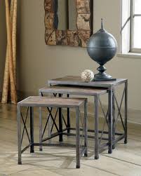 Master Bedroom Nesting End Tables Rustic End Tables Ashley Furniture
