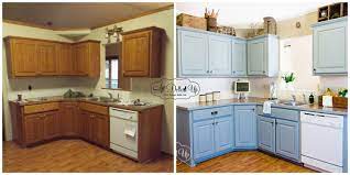 One of the best things about painting your cabinets, is that you can when we decided to upgrade the cabinets with a soffit, i quickly realized that the heavy grain of the painted oak would look a lot different than the. Blue Kitchen Kitchen Cabinet Design Milk Paint Kitchen Cabinets Kitchen Cabinets