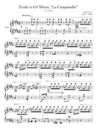 Table charts are often used to create a dashboard in google sheets or embed a chart in a website. Etude In G Minor La Campanella S 141 3 Sheet Music For Piano Solo Musescore Com
