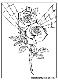 Coloring pages of roses language:en. Rose Coloring Pages Original And 100 Free 2021