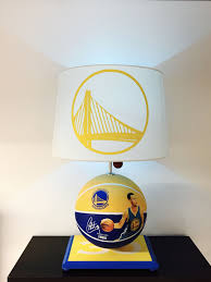 Steph Curry Steph Curry Lamp Golden State Warriors Lamp Warriors Light Warriors Decor Boys Basketball Bedroom Basketball Room Golden State Warriors Bedroom