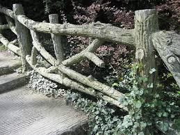Faux Bois Railing Vignette Design Faux Bois Garden Art