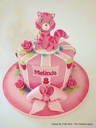 I am not a cat person, but i just really like the design and colors on this cake. 85 Cat Cakes Ideas Cat Cake Cupcake Cakes Cake