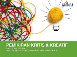 Ajk cenderamata dan sijil hari anugerah kecemerlangan smkv 2014. Pemikiran Kritis Dan Kreatif Speaker Deck