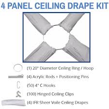 We did not find results for: Ceiling Drape Kit With Ceiling Drapes And Hanging Hardware