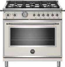 Fire it up this 30 ge freestanding gas range will have you getting your meals done in no time. Bertazzoni Hert366gasavt Heritage Series 36 Inch Ivory Gloss Bisque Gas Freestanding Range In Ivory Gloss Bisque Appliances Connection