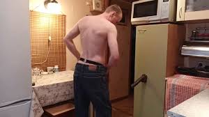 LanaTuls - Anal SelfFuck on The Kitchen by Big Black Dildo