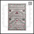 Saura painting on silk cloth