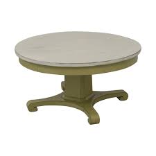 Oval or rectangular coffee tables are best in smaller rooms or in rooms with 2 identical sofas facing each other; 89 Off Domain Domain Round Coffee Table Tables