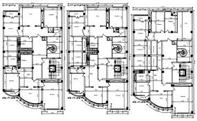 House Plan With Detail Dimension In Autocad Architectural Floor Plans Architecture Plan Architecture Drawing