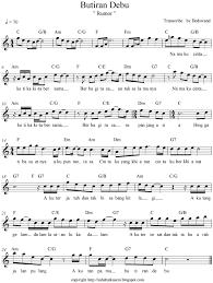 Siapa yang kenal lagu ini, sebuah lagu wajib nasional yang bisa membakar jiwa patriotik bagi orang orang yang menyayikannya, khususnya bagi warga indonesia. Notasi Balok Butiran Debu Sahabatku Seni