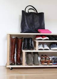 But it may not be easy if the room space is limited. 11 Diy Shoe Storage Ideas Roundup Queen Lila Diy Shoe Storage Shoes Organizer Ideas Diy Shoe Rack
