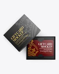 Download Gift Card In A Box Psd Mockup Top Viewtemplate In 2020 Free Psd Mockups Templates Box Mockup Mockup Free Psd