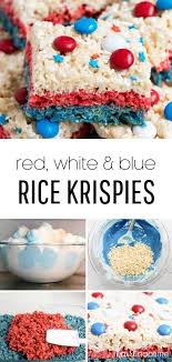 Red White And Blue Rice Krispie Treats I Heart Nap Time Recipe In 2020 Rice Krispie Treats Krispie Treats Rice Krispies