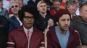 Remember this classic gag Roy and Moss from the The IT Crowd try and pass  as "proper" men pretending to like football! 🤣⚽, #ITcrowd #TheITCrowd |  Punchline | Facebook
