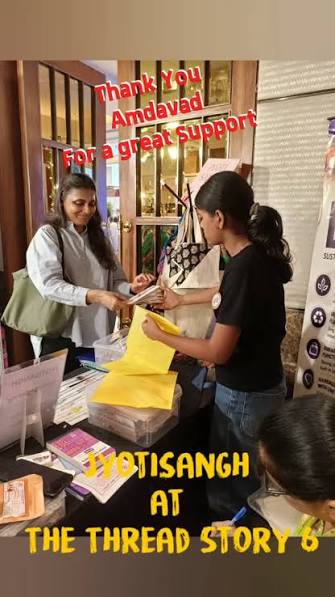 ✨ *JyotiSangh at The Thread Story Exhibition* ✨, Thank you, Ahmedabad, for your incredible love and support! 🧡, Our finest **Bags, Crochet products, Rakhees & Healthy Snacks** found a special place in ...