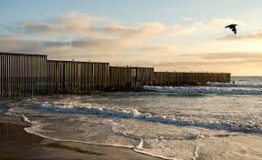 It's a wall of mexican national guard members on the border between mexico and guatemala, working to keep. 2 000 Mile Journey In The Shadow Of The Border Wall