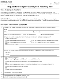 Form Ssa 634 Download Fillable Pdf Request For Change In
