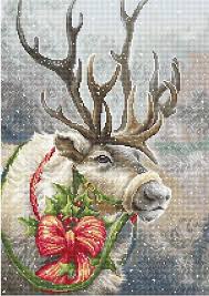 Download your free cross stitch pattern for free and enjoy countless hours of stitching. Christmas Deer Counted Cross Stitch Kit Luca S Kits Animal Etsy Animal Cross Stitch Patterns Tapestry Kits Counted Cross Stitch Kits