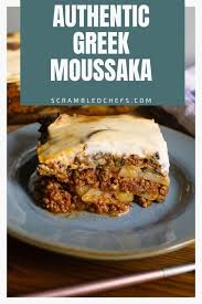 Flavor Packed Greek Moussaka Casserole Recipe Moussaka Baked Dishes Greek Recipes
